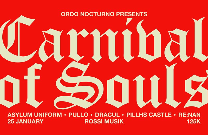 You are currently viewing ORDO NOCTURNO : CARNIVAL OF SOULS –  A NIGHT OF DARK MUSIC & UNITY