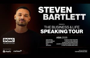 Read more about the article STEVEN BARTLETT SIAP BERCERITA DI ASIA // “THE DIARY OF A CEO” LIVE TOUR SAMPAI JAKARTA